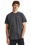 PEPE JEANS LONDON JACKO T-SHIRT ΜΠΛΟΥΖΑ ΑΝΔΡΙΚΗ WASHED BLACK