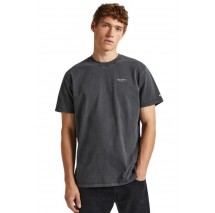 PEPE JEANS LONDON JACKO T-SHIRT ΜΠΛΟΥΖΑ ΑΝΔΡΙΚΗ WASHED BLACK