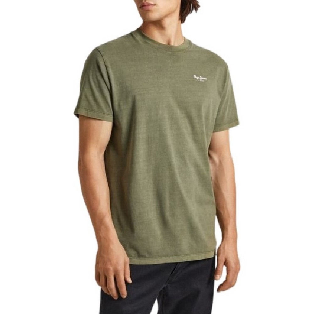 PEPE JEANS LONDON JACKO T-SHIRT ΜΠΛΟΥΖΑ ΑΝΔΡΙΚΗ GREEN