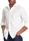 TOMMY JEANS REG POPLIN SHIRT ΠΟΥΚΑΜΙΣΟ ΑΝΔΡΙΚΟ ECRU