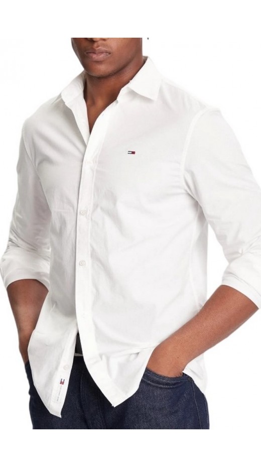 TOMMY JEANS REG POPLIN SHIRT ΠΟΥΚΑΜΙΣΟ ΑΝΔΡΙΚΟ ECRU