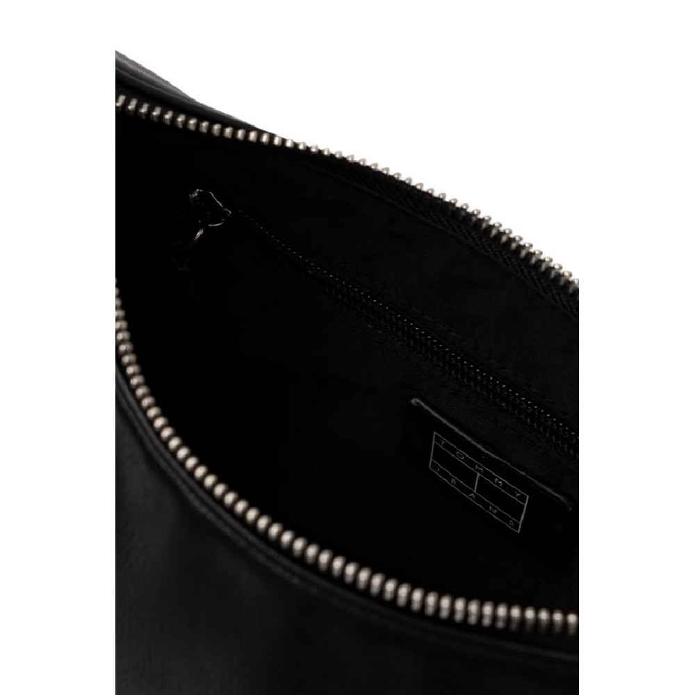 TOMMY JEANS BOLD SCRIPT SHOULDER BAG ΤΣΑΝΤΑ ΓΥΝΑΙΚΕΙΑ BLACK