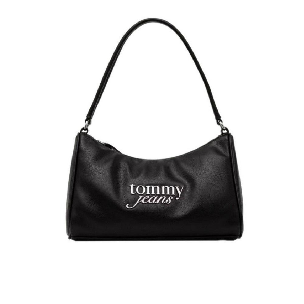 TOMMY JEANS BOLD SCRIPT SHOULDER BAG ΤΣΑΝΤΑ ΓΥΝΑΙΚΕΙΑ BLACK
