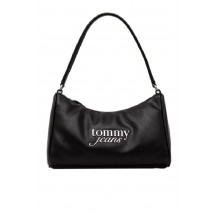 TOMMY JEANS BOLD SCRIPT SHOULDER BAG ΤΣΑΝΤΑ ΓΥΝΑΙΚΕΙΑ BLACK