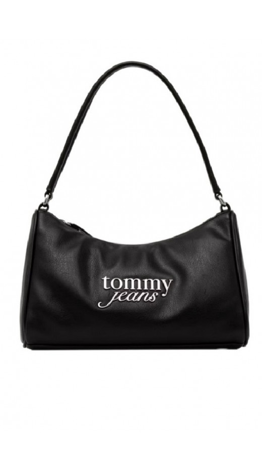 TOMMY JEANS BOLD SCRIPT SHOULDER BAG ΤΣΑΝΤΑ ΓΥΝΑΙΚΕΙΑ BLACK
