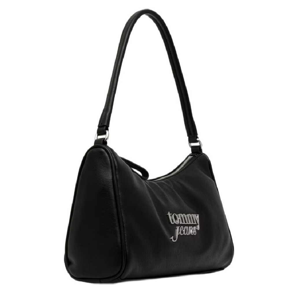 TOMMY JEANS BOLD SCRIPT SHOULDER BAG ΤΣΑΝΤΑ ΓΥΝΑΙΚΕΙΑ BLACK