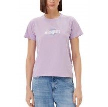 GUESS JEANS CN REG SUNSET T-SHIRT ΜΠΛΟΥΖΑ ΓΥΝΑΙΚΕΙΑ LILA