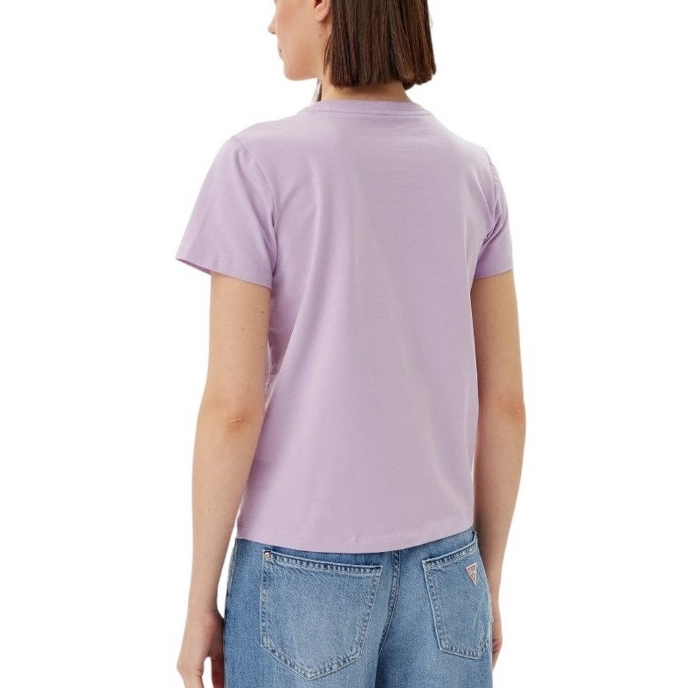 GUESS JEANS CN REG SUNSET T-SHIRT ΜΠΛΟΥΖΑ ΓΥΝΑΙΚΕΙΑ LILA