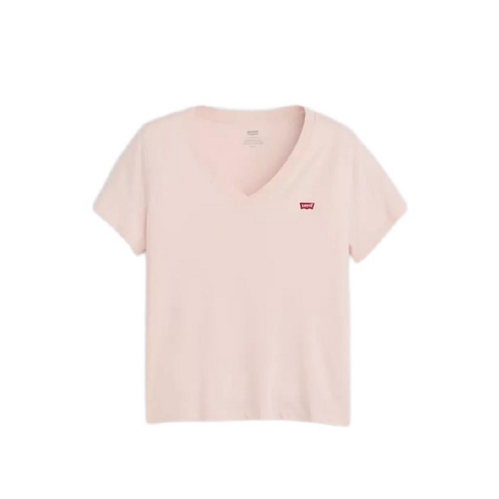 LEVIS FAVORITE V-NECK T-SHIRT ΜΠΛΟΥΖΑ ΓΥΝΑΙΚΕΙΑ PINK