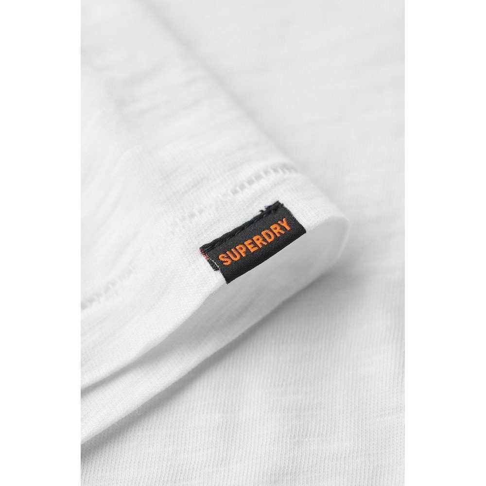 SUPERDRY STUD CREW NECK SLUB T-SHIRT ΜΠΛΟΥΖΑ ΑΝΔΡΙΚΗ WHITE