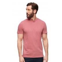 SUPERDRY STUD CREW NECK SLUB T-SHIRT ΜΠΛΟΥΖΑ ΑΝΔΡΙΚΗ ROSE