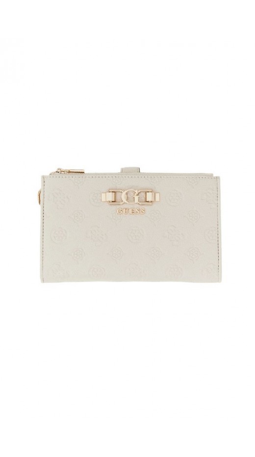GUESS ANISE SLG DBL ZIP ORGANIZER ΠΟΡΤΟΦΟΛΙ ΓΥΝΑΙΚΕΙΟ STONE