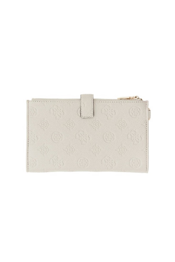GUESS ANISE SLG DBL ZIP ORGANIZER ΠΟΡΤΟΦΟΛΙ ΓΥΝΑΙΚΕΙΟ STONE