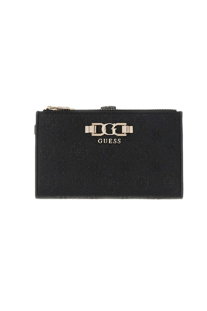 GUESS ANISE SLG DBL ZIP ORGANIZER ΠΟΡΤΟΦΟΛΙ ΓΥΝΑΙΚΕΙΟ BLACK