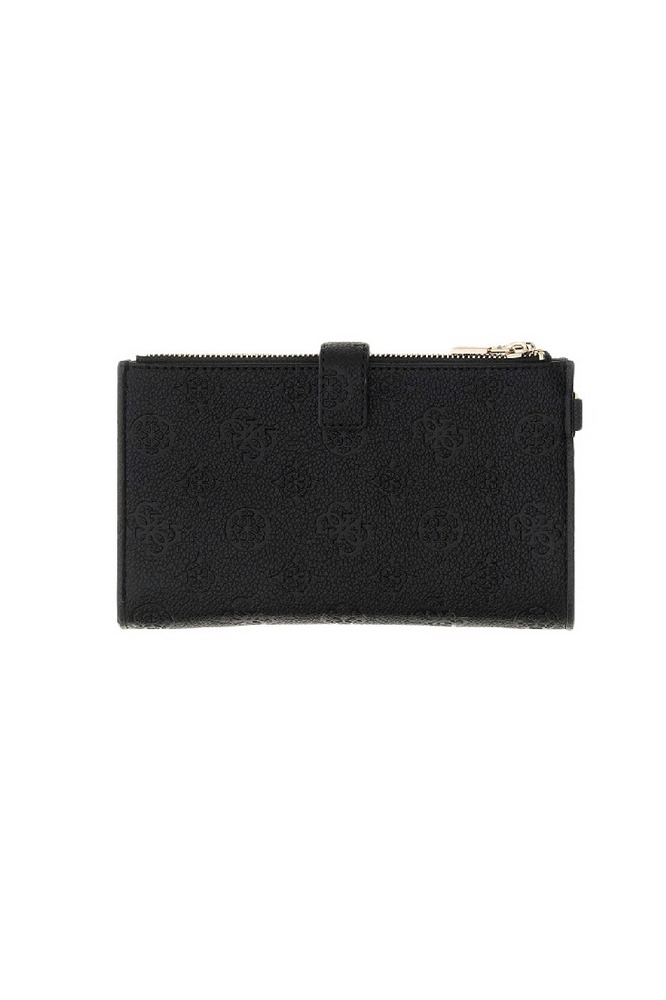 GUESS ANISE SLG DBL ZIP ORGANIZER ΠΟΡΤΟΦΟΛΙ ΓΥΝΑΙΚΕΙΟ BLACK