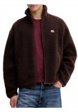TOMMY JEANS  RLX BADGE FZ TEDDY ΖΑΚΕΤΑ ΑΝΔΡΙΚΗ BROWN