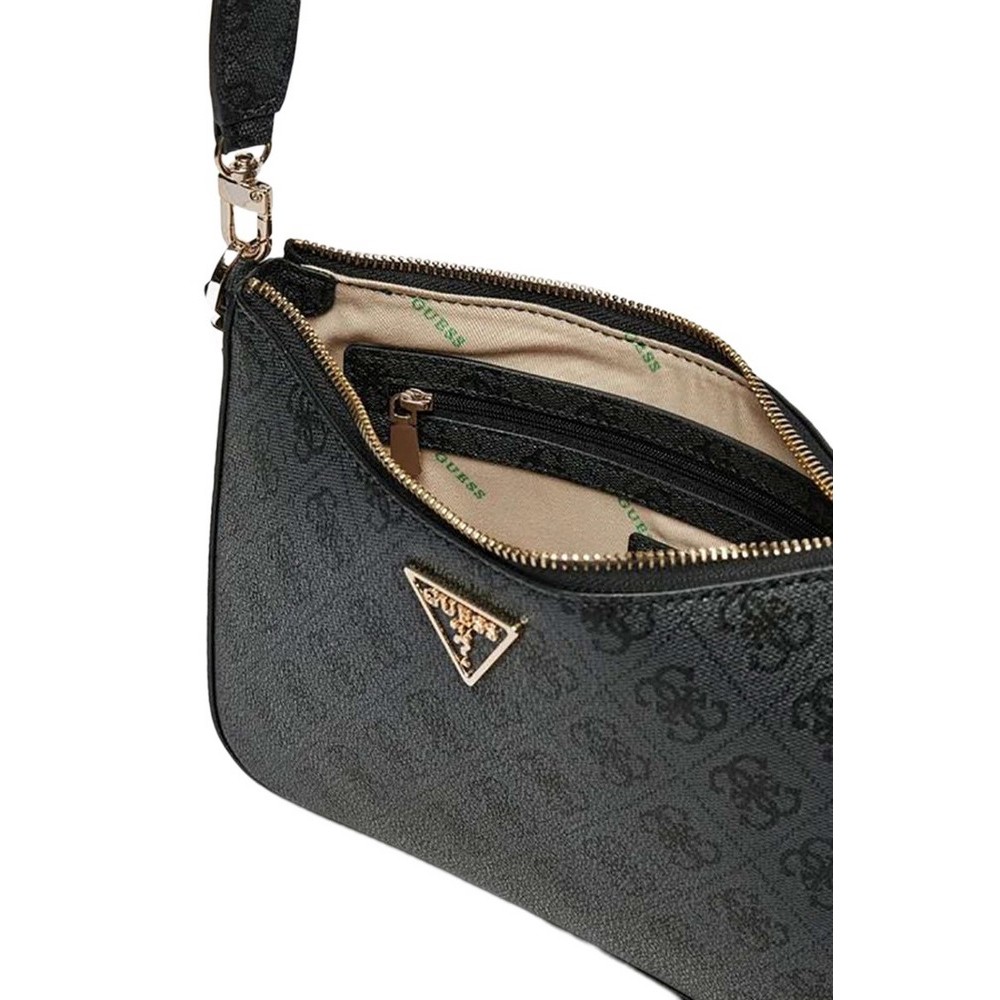 GUESS ECO ERICA TOP ZIP SHOULDER BAG ΤΣΑΝΤΑ ΓΥΝΑΙΚΕΙΑ GREY