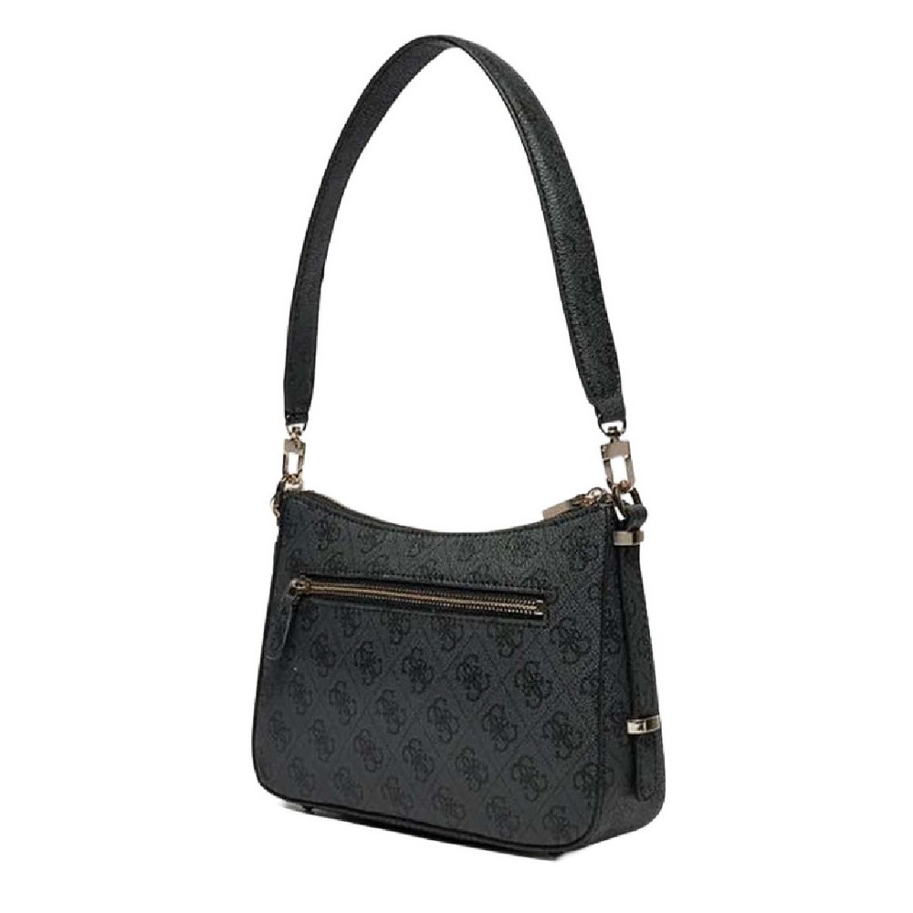 GUESS ECO ERICA TOP ZIP SHOULDER BAG ΤΣΑΝΤΑ ΓΥΝΑΙΚΕΙΑ GREY