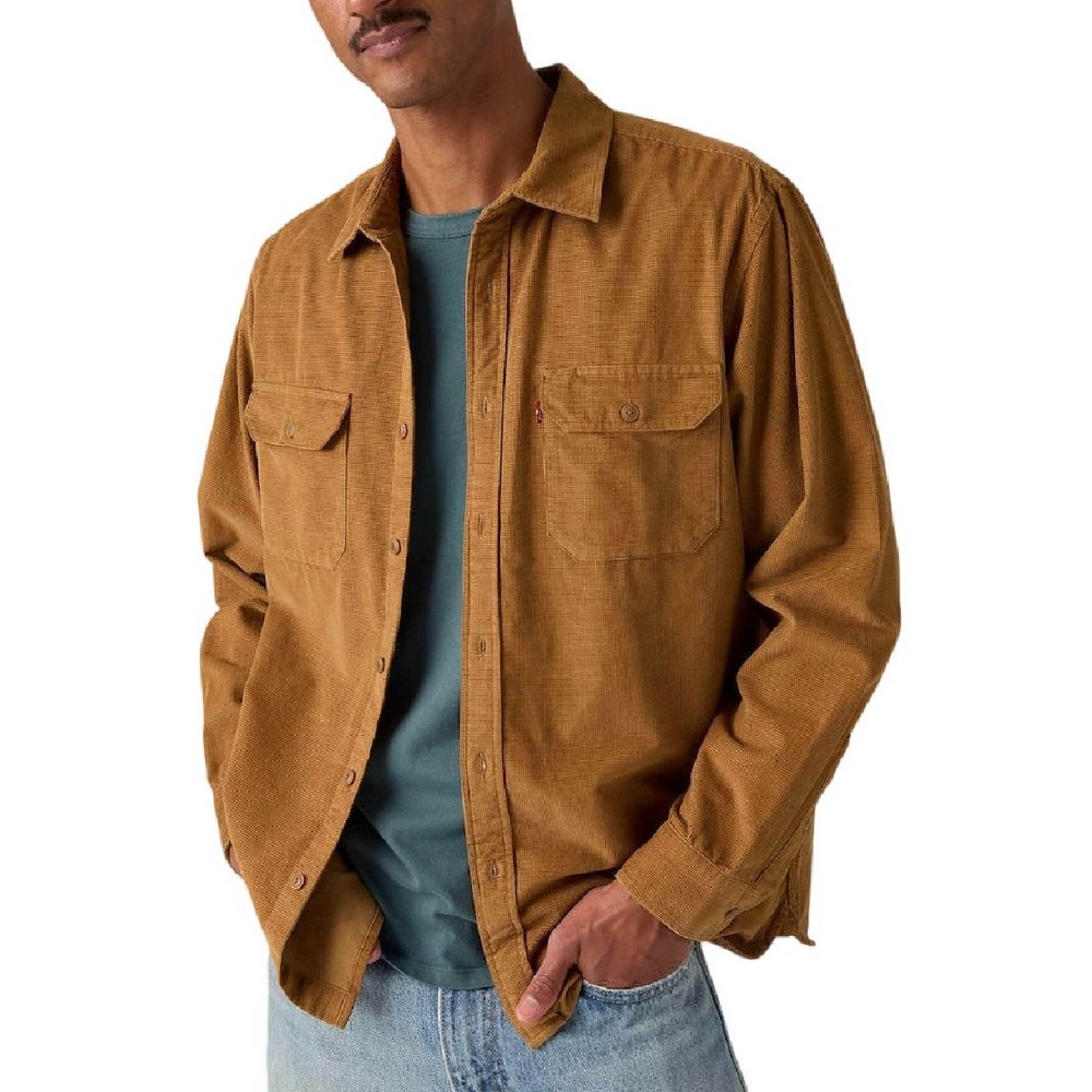 LEVIS JACKSON WORKER OVERSHIRT ΠΟΥΚΑΜΙΣΟ ΑΝΔΡΙΚΟ CARAMEL