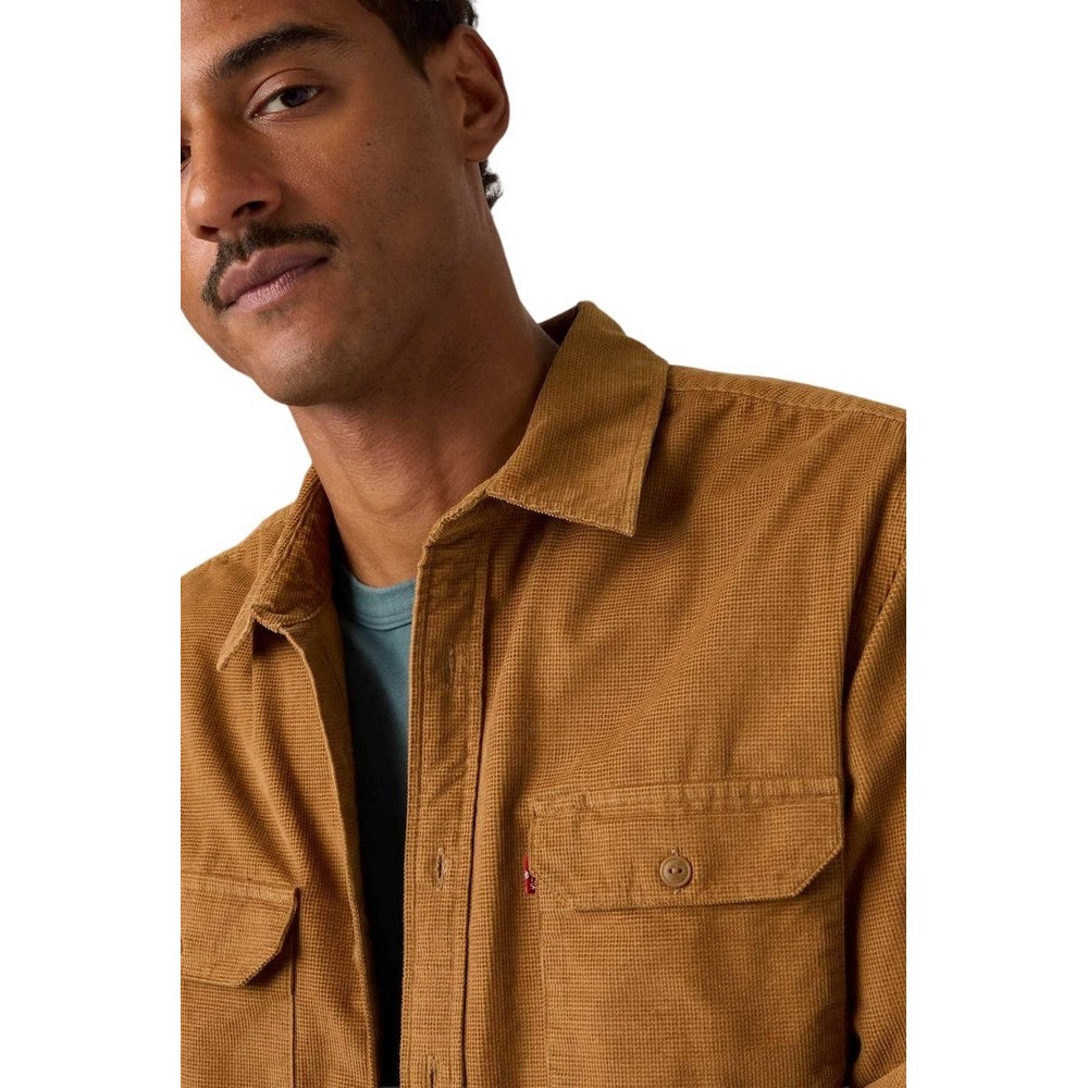 LEVIS JACKSON WORKER OVERSHIRT ΠΟΥΚΑΜΙΣΟ ΑΝΔΡΙΚΟ CARAMEL