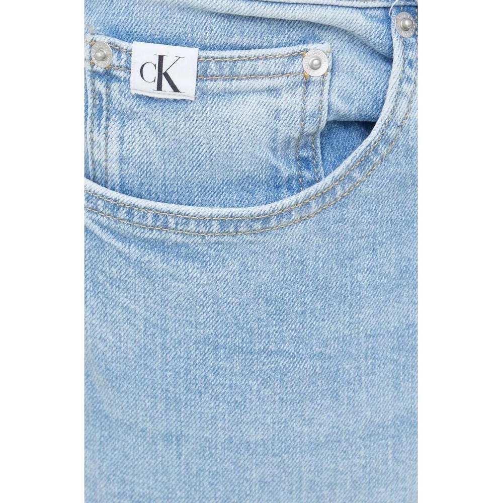 CALVIN KLEIN JEANS DAD JEANS ΠΑΝΤΕΛΟΝΙ ΑΝΔΡΙΚΟ BLUΕ DENIM