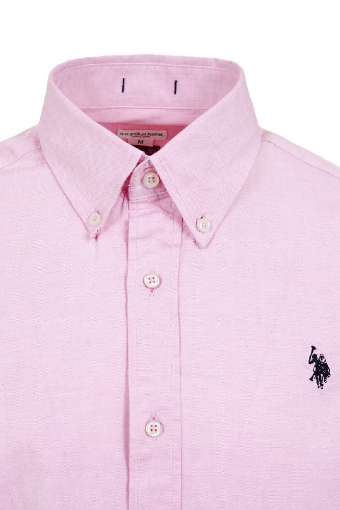 U. S POLO ASSN EVAN  ΠΟΥΚΑΜΙΣΟ ΑΝΔΡΙΚΟ PINK