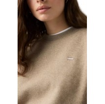 LEVIS EVERYDAY CREW SWEATSHIRT ΦΟΥΤΕΡ ΜΠΛΟΥΖΑ ΓΥΝΑΙΚΕΙΑ BEIGE