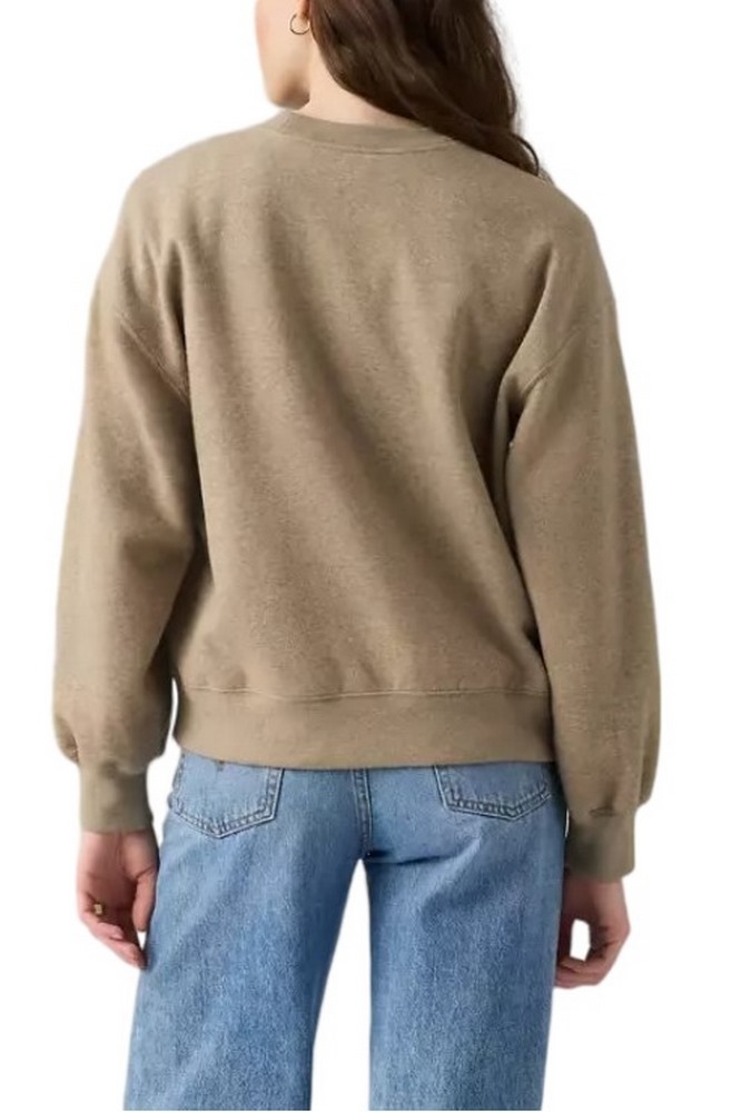 LEVIS EVERYDAY CREW SWEATSHIRT ΦΟΥΤΕΡ ΜΠΛΟΥΖΑ ΓΥΝΑΙΚΕΙΑ BEIGE