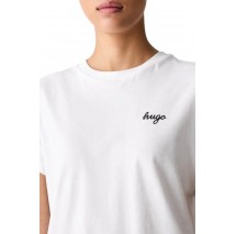 HUGO BOSS DAMATEE B JERSEY T-SHIRT ΜΠΛΟΥΖΑ ΓΥΝΑΙΚΕΙΑ WHITE