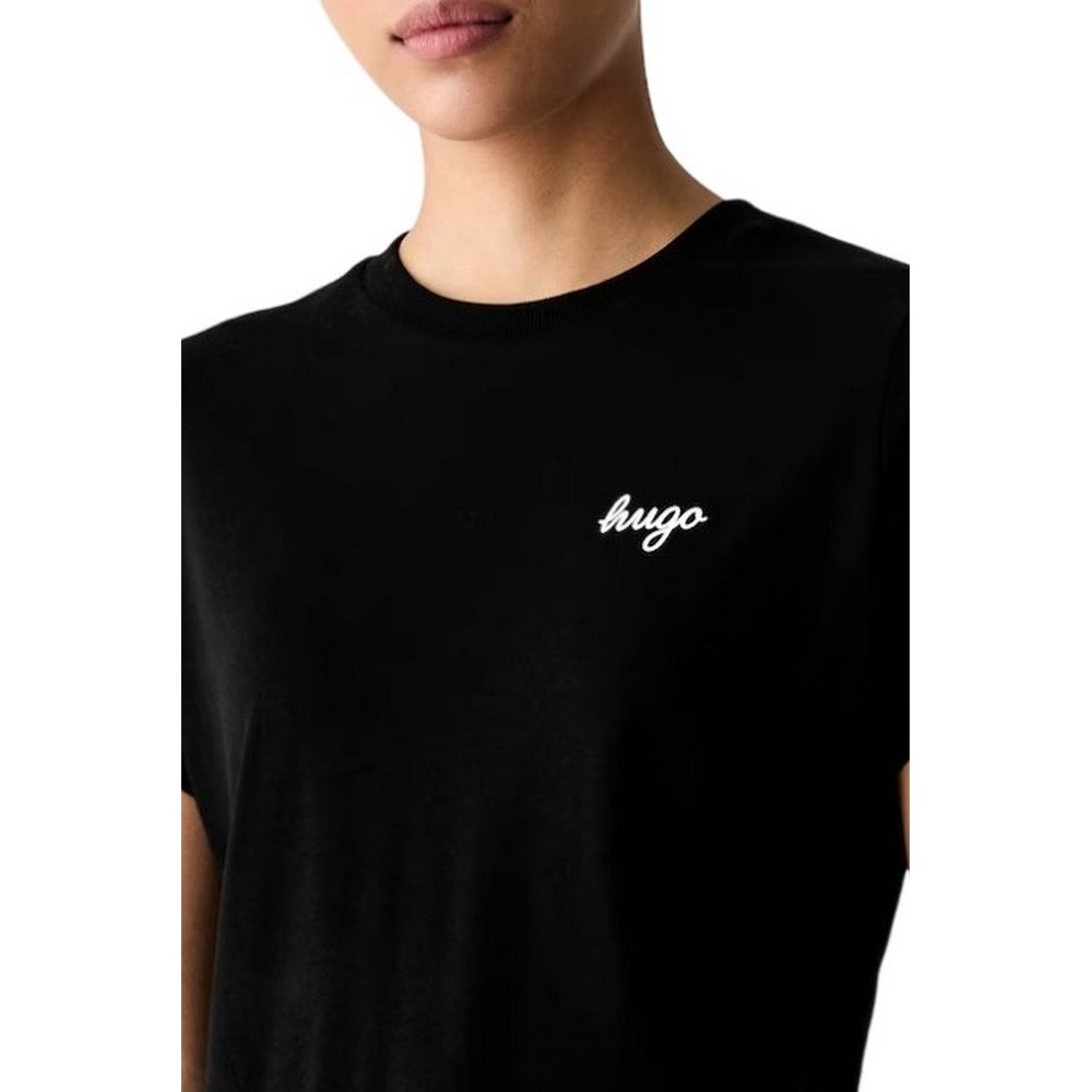 HUGO BOSS DAMATEE B JERSEY T-SHIRT ΜΠΛΟΥΖΑ ΓΥΝΑΙΚΕΙΑ BLACK
