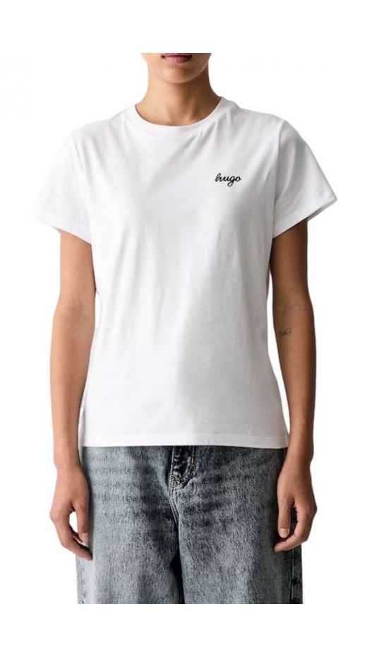 HUGO BOSS DAMATEE B JERSEY T-SHIRT ΜΠΛΟΥΖΑ ΓΥΝΑΙΚΕΙΑ WHITE