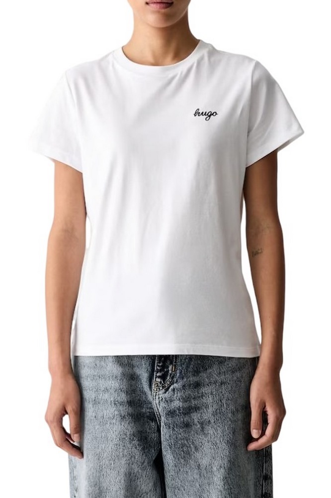 HUGO BOSS DAMATEE B JERSEY T-SHIRT ΜΠΛΟΥΖΑ ΓΥΝΑΙΚΕΙΑ WHITE