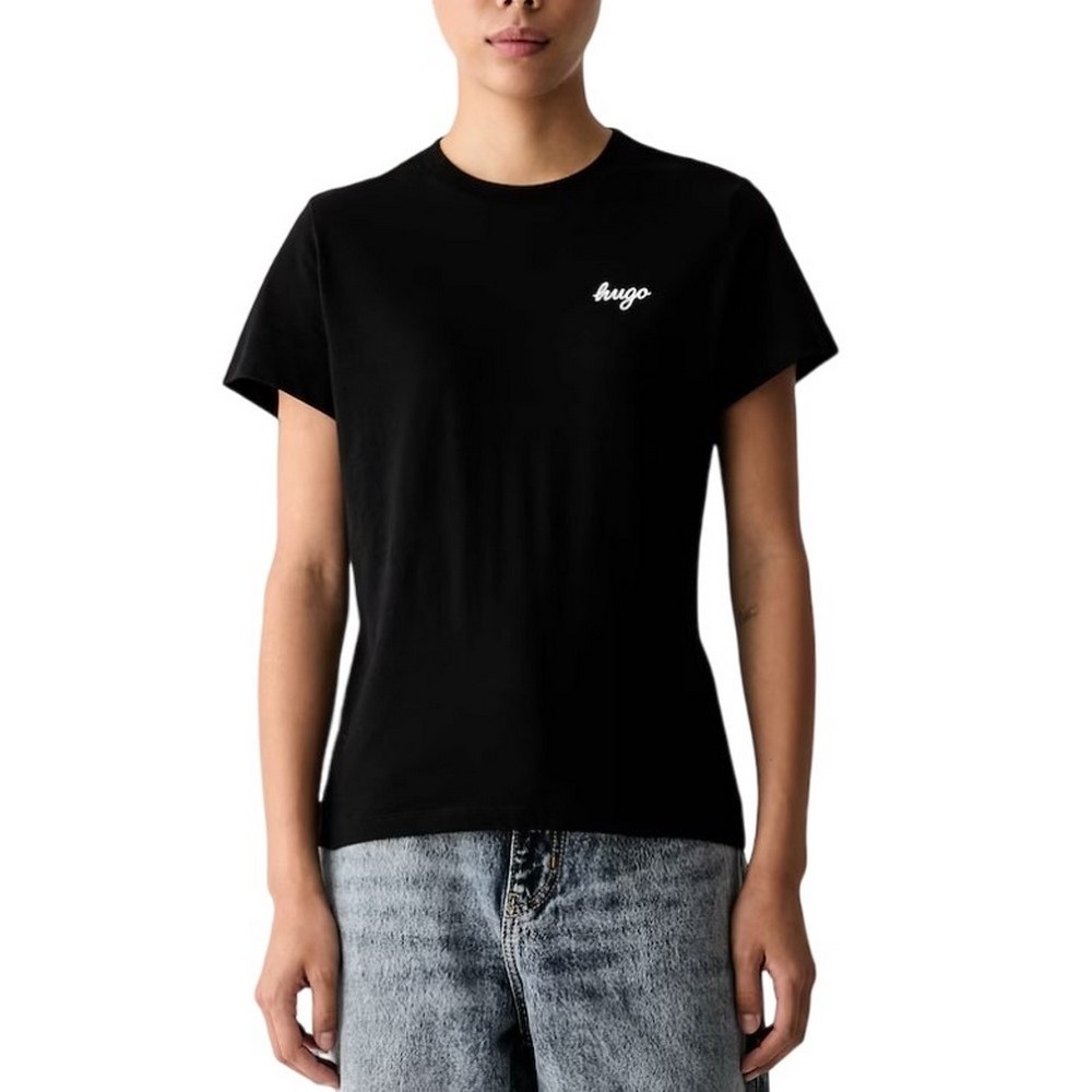 HUGO BOSS DAMATEE B JERSEY T-SHIRT ΜΠΛΟΥΖΑ ΓΥΝΑΙΚΕΙΑ BLACK