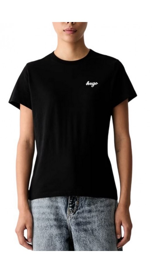 HUGO BOSS DAMATEE B JERSEY T-SHIRT ΜΠΛΟΥΖΑ ΓΥΝΑΙΚΕΙΑ BLACK