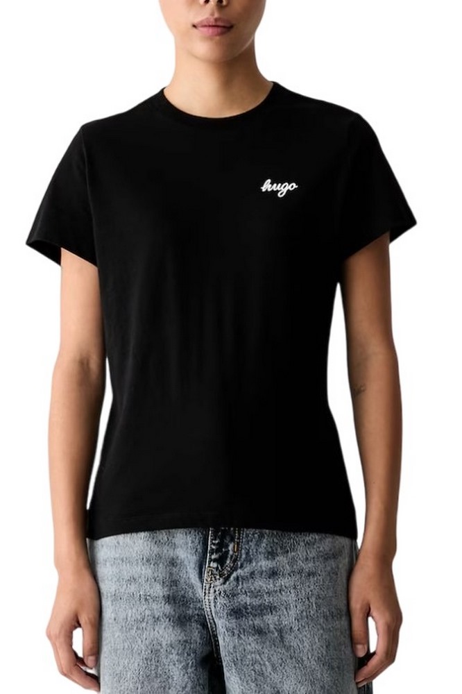 HUGO BOSS DAMATEE B JERSEY T-SHIRT ΜΠΛΟΥΖΑ ΓΥΝΑΙΚΕΙΑ BLACK