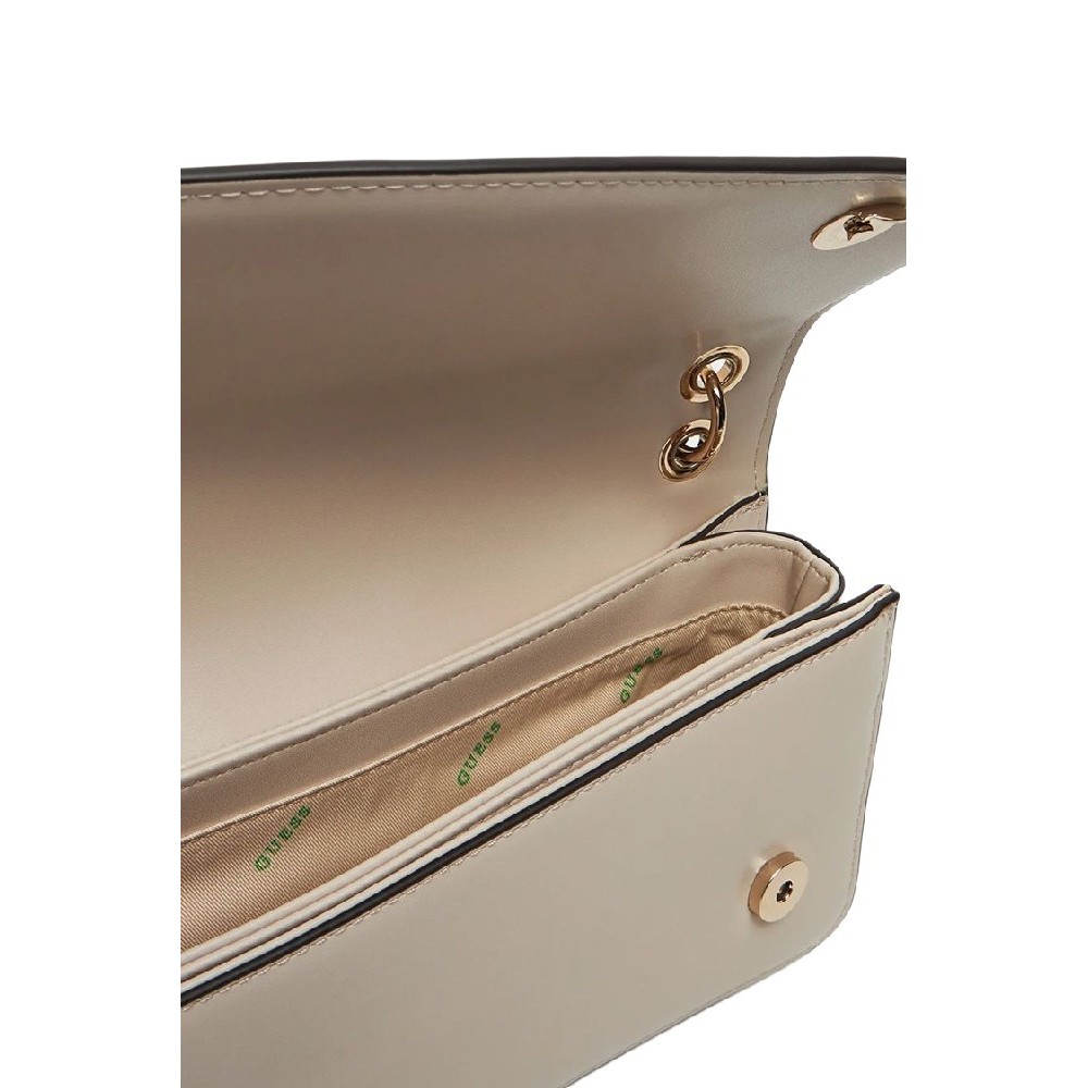 GUESS ECO EVAINE TOP HANDLE FLAP ΤΣΑΝΤΑ ΓΥΝΑΙΚΕΙΑ STONE