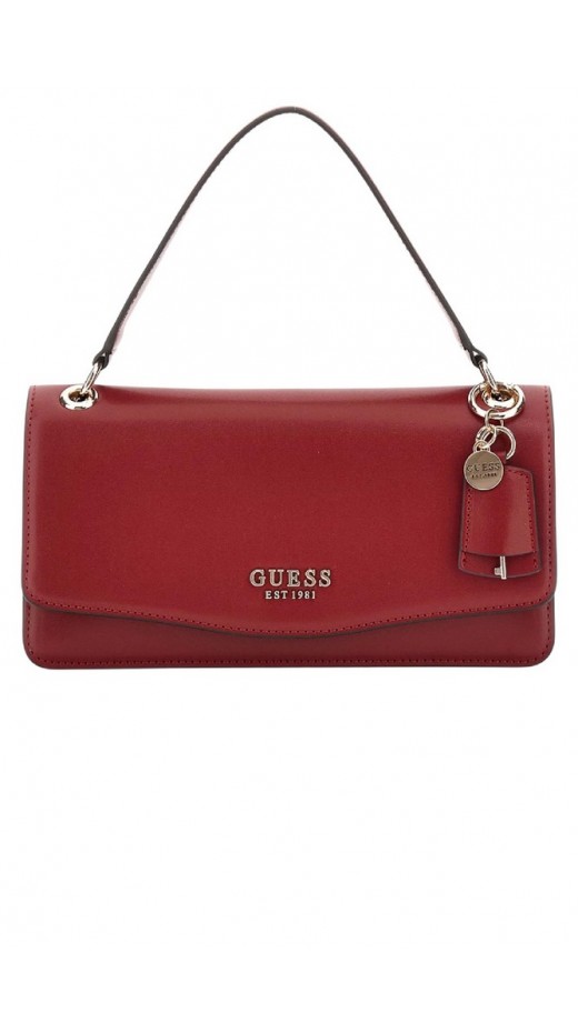 GUESS ECO EVAINE TOP HANDLE FLAP ΤΣΑΝΤΑ ΓΥΝΑΙΚΕΙΑ RED