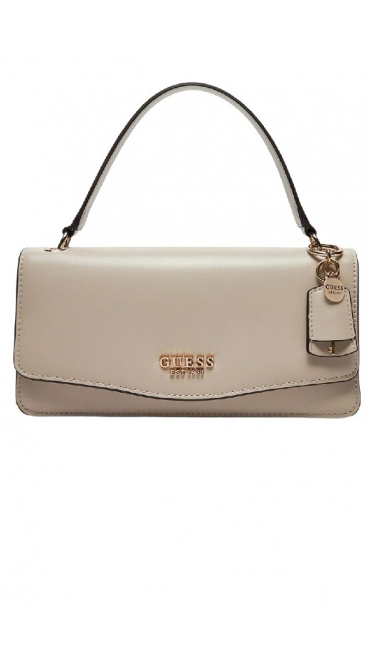 GUESS ECO EVAINE TOP HANDLE FLAP ΤΣΑΝΤΑ ΓΥΝΑΙΚΕΙΑ STONE