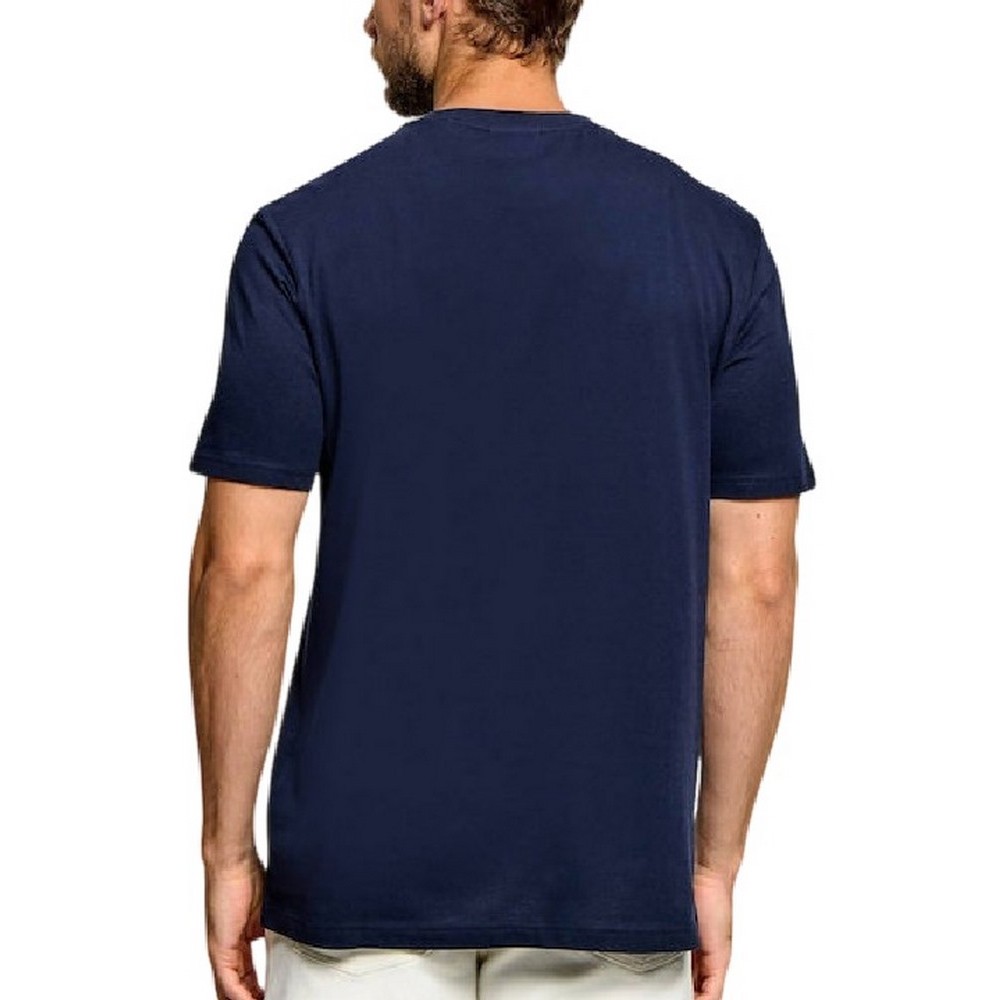HUGO BOSS NEMODO JERSEY T-SHIRT ΜΠΛΟΥΖΑ ΑΝΔΡΙΚΗ NAVY