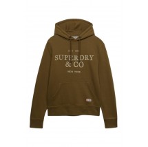 SUPERDRY 1954 COMPANY RELAXED HOOD ΜΠΛΟΥΖΑ ΦΟΥΤΕΡ ΑΝΔΡΙΚΗ KHAKI