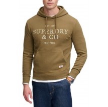 SUPERDRY 1954 COMPANY RELAXED HOOD ΜΠΛΟΥΖΑ ΦΟΥΤΕΡ ΑΝΔΡΙΚΗ KHAKI