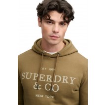 SUPERDRY 1954 COMPANY RELAXED HOOD ΜΠΛΟΥΖΑ ΦΟΥΤΕΡ ΑΝΔΡΙΚΗ KHAKI