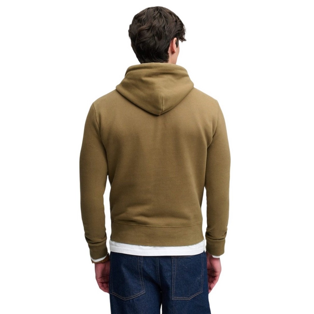SUPERDRY 1954 COMPANY RELAXED HOOD ΜΠΛΟΥΖΑ ΦΟΥΤΕΡ ΑΝΔΡΙΚΗ KHAKI