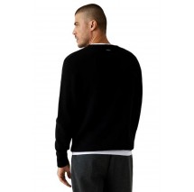 GUESS LOGO SWTR ΜΠΛΟΥΖΑ ΠΛΕΚΤΗ ΑΝΔΡΙΚΗ BLACK