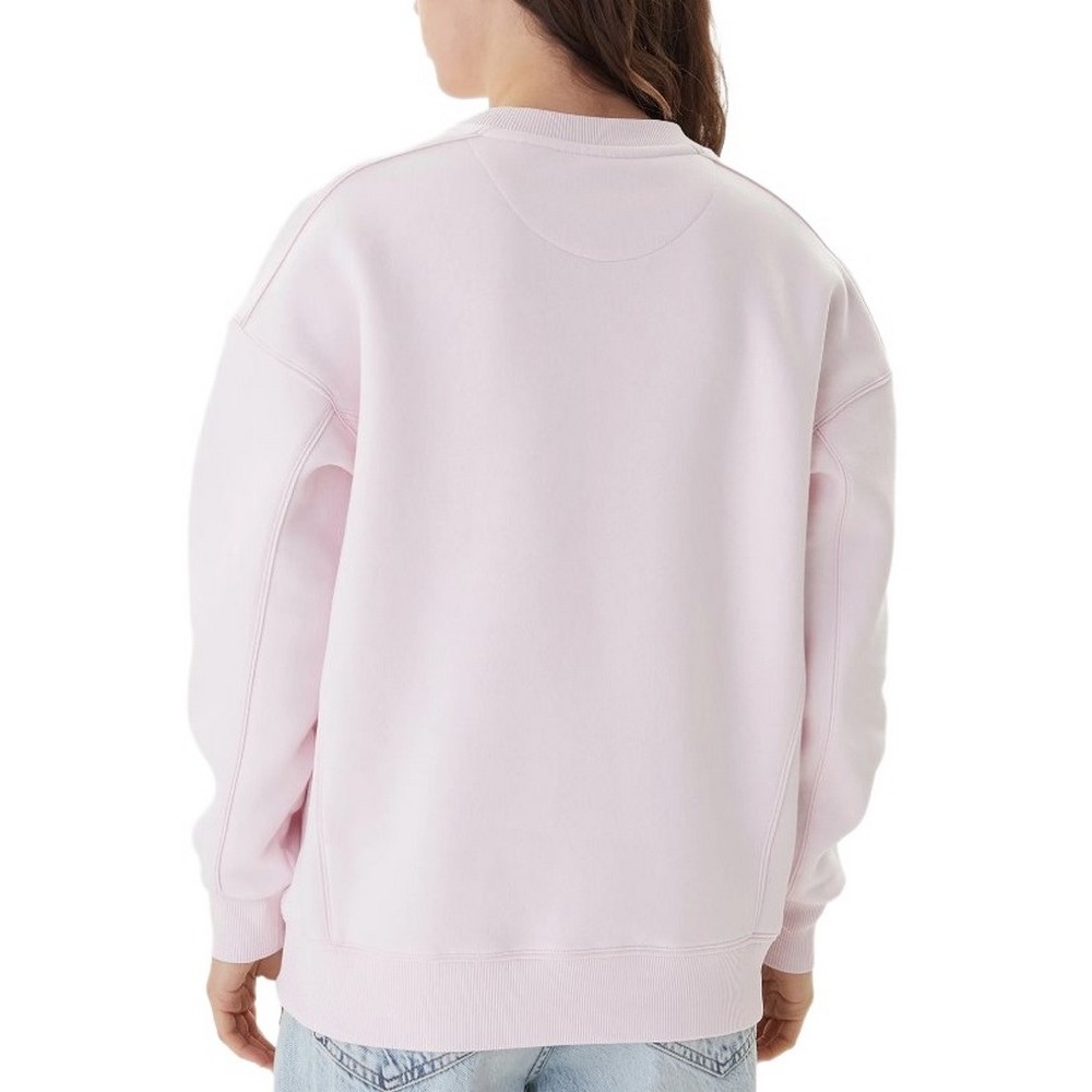GUESS TRIANGLE STUDS SWEATSHIRT ΦΟΥΤΕΡ ΓΥΝΑΙΚΕΙΟ PINK