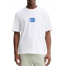 HUGO BOSS JERSEY NAYONIX T-SHIRT ΜΠΛΟΥΖΑ ΑΝΔΡΙΚΗ WHITE