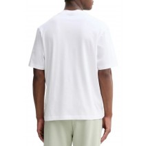 HUGO BOSS JERSEY NAYONIX T-SHIRT ΜΠΛΟΥΖΑ ΑΝΔΡΙΚΗ WHITE