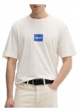 HUGO BOSS JERSEY NAYONIX T-SHIRT ΜΠΛΟΥΖΑ ΑΝΔΡΙΚΗ OFF WHITE