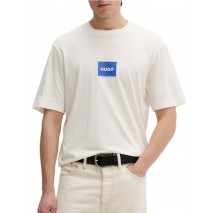 HUGO BOSS JERSEY NAYONIX T-SHIRT ΜΠΛΟΥΖΑ ΑΝΔΡΙΚΗ OFF WHITE