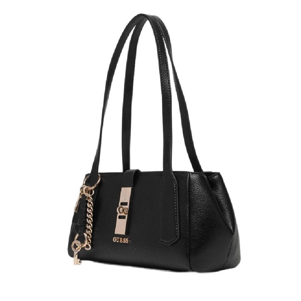 GUESS BROOKE SHOULDER BAG ΤΣΑΝΤΑ ΓΥΝΑΙΚΕΙΑ BLACK